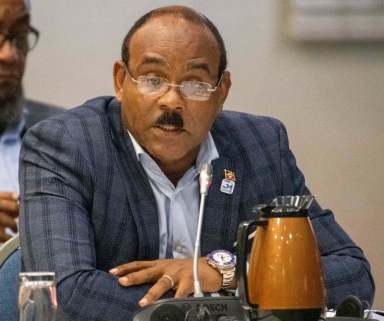 Antigua and Barbuda Prime Minister, Gaston Browne.  Photo by George Alleyne