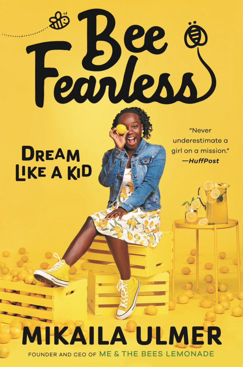 Book cover of “Bee Fearless: Dream Like a Kid.”