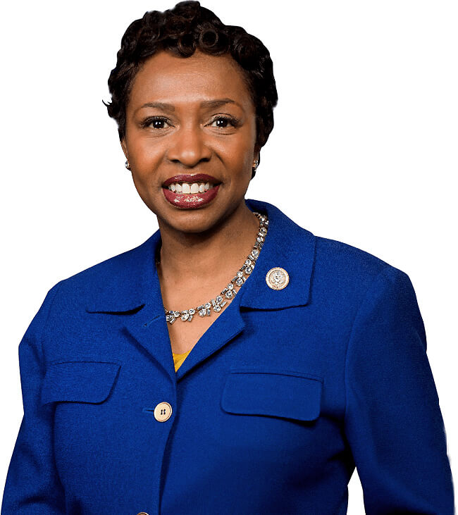 Democratic Congresswoman, Yvette D. Clarke.