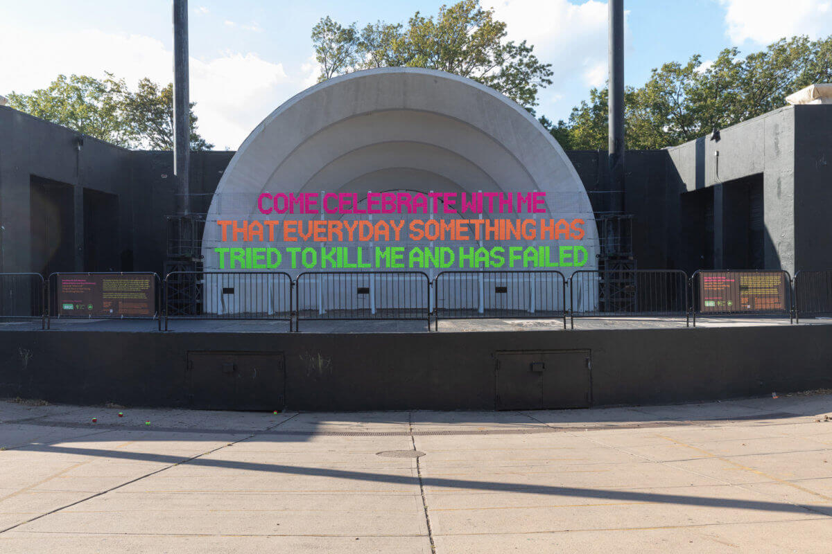 The installation.David Andrako/Prospect Park Alliance