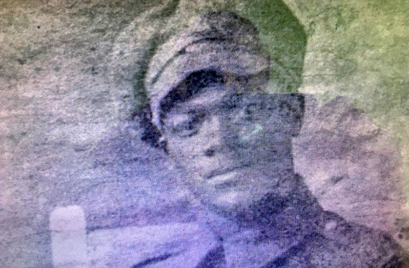 Gershom Onesimus Browne, World War I veteran. Gersham family