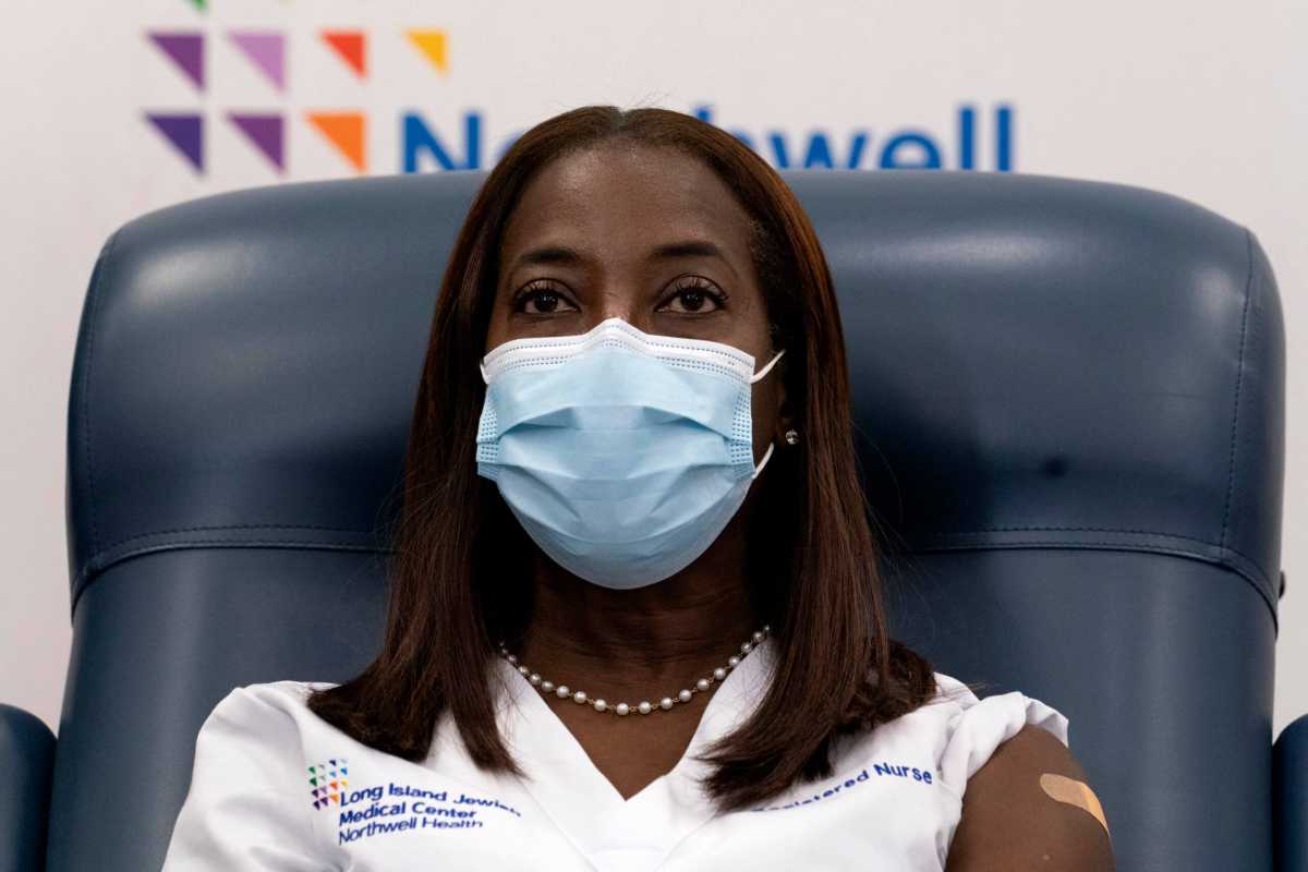 Virus Outbreak Pfizer Vaccine New York