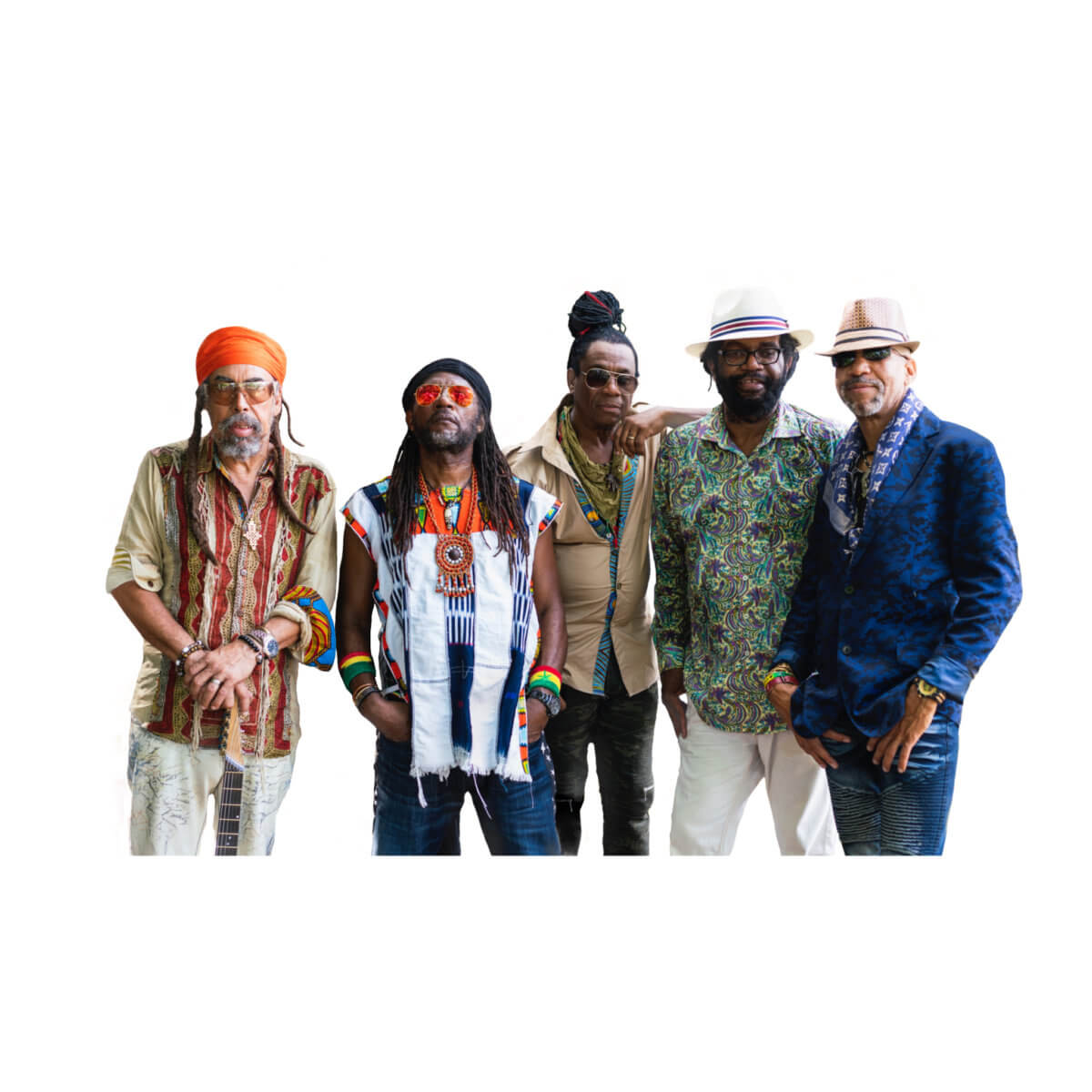 Members of the Reggae band, Third World. Radiant Sun