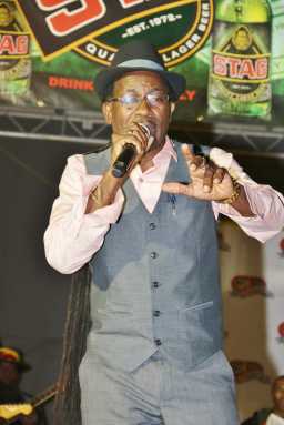 Grenadian calypsonian, Ajamu. Ritchie Francis/Ritchimage