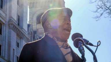 Brooklyn Borough President Eric Adams on Jan. 7, 2021. Photo by Mark Hallum