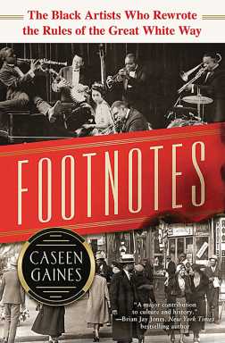 Book cover of “Footnotes” by Caseen Gaines.