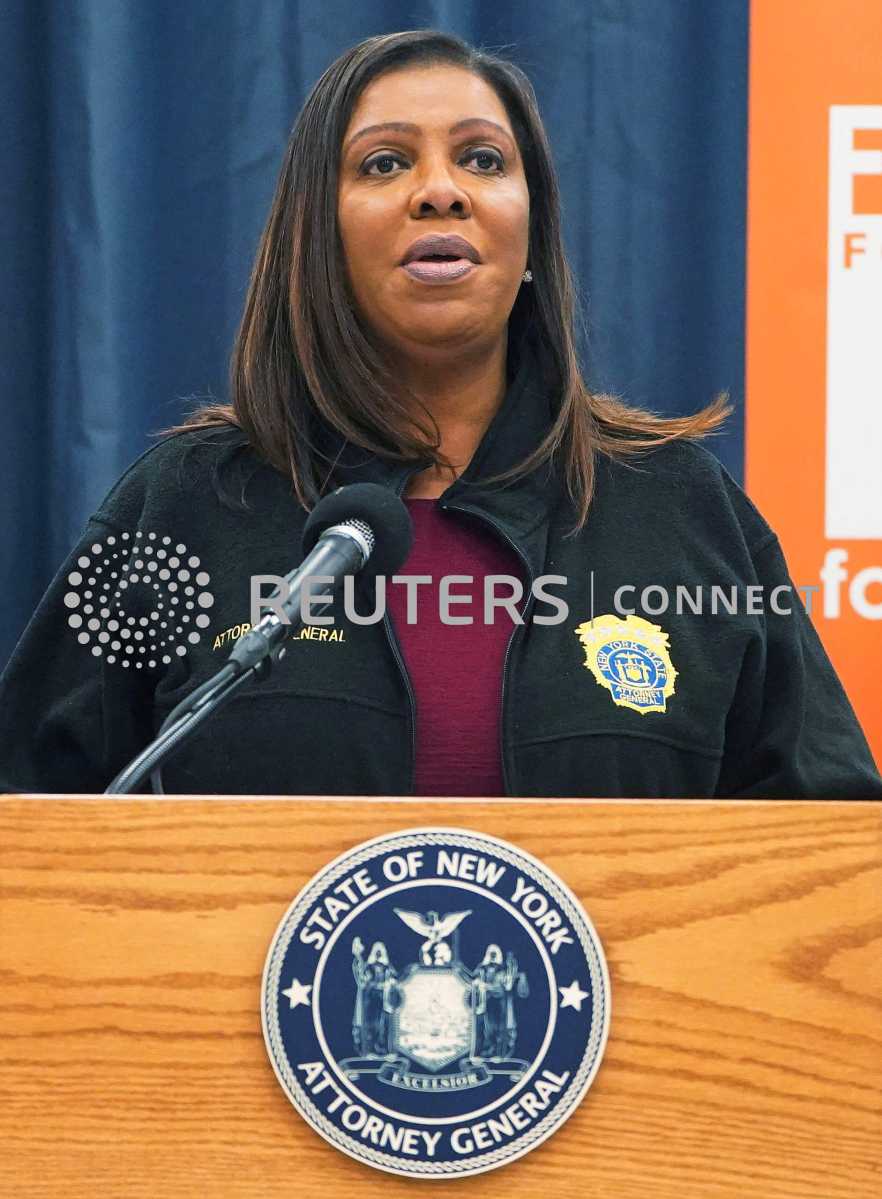 News conference about pandemic price gouging in New York City