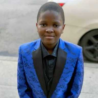 Twelve-year-old Haitian American, Romy Vilsaint.  Romy Vilsaint Family