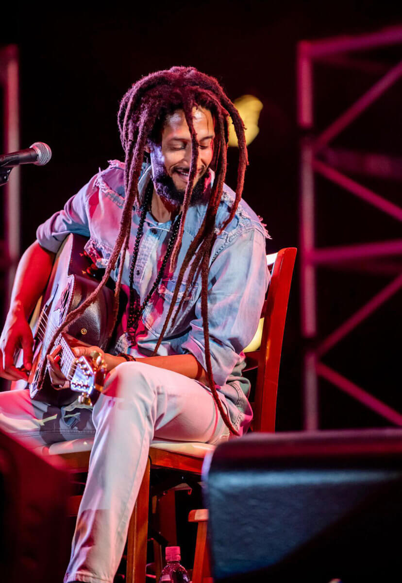 Jamaican reggae singer Julian Marley. Digital One Entertainment