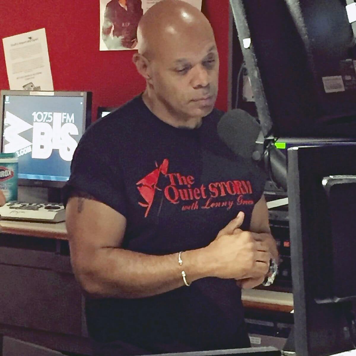 Radio host Lenny Green.