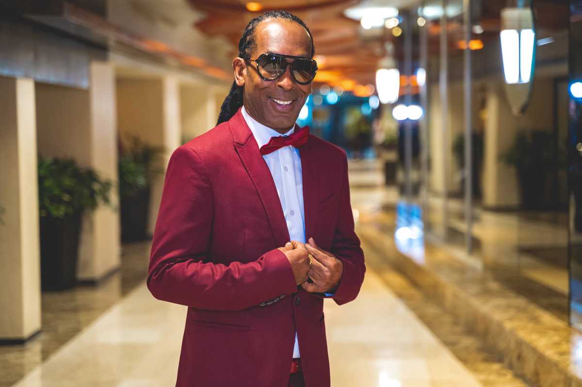 Trinidadian soca singer, Farmer Nappy. Photo by Navindra Harbukhan