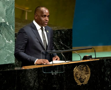 Prime Minister of Dominica Roosevelt Skerrit.