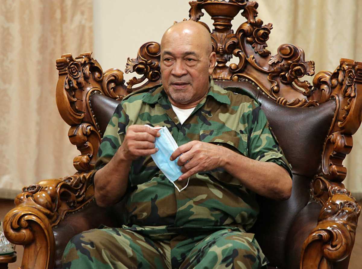 Former Suriname's President Desi Bouterse.