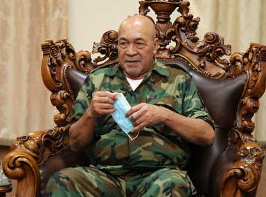 Former Suriname's President Desi Bouterse.
