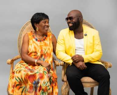 Mama Carmen and Richie Stephens.  Pot Of Gold Records