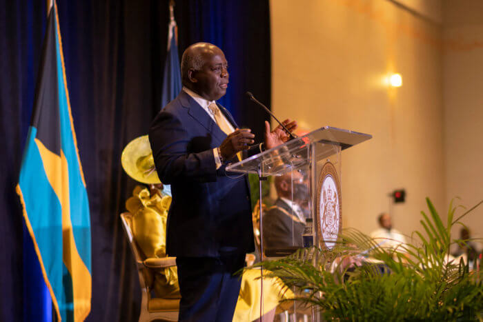 Chairman of CARICOM and Prime Minister of The Bahamas, Phillip Davis.