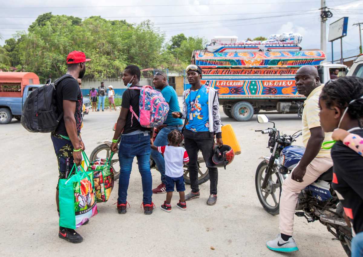 Haitian migrants flown out of Texas border city arrive in Port-au-Prince