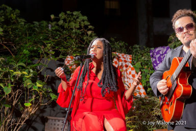 Songstress Carmen Rodgers.  Joy Malone