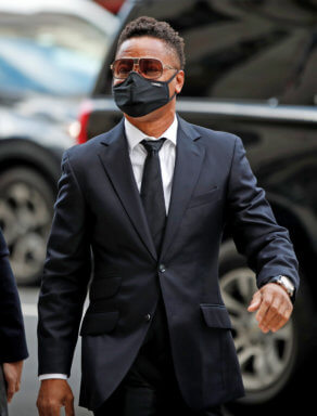 Actor Cuba Gooding Jr. arrives at New York Criminal Court in Manhattan in New York