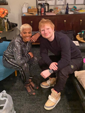 Dionne Warwick and Ed Sheeran. Courtesy Angelo Ellerbee