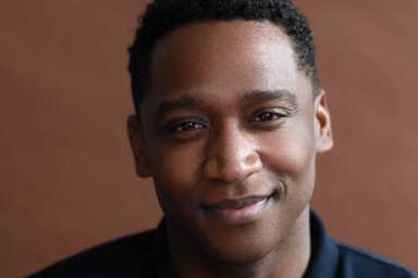 Singer Jelani Remy.  The Lucille Lortel Theatre