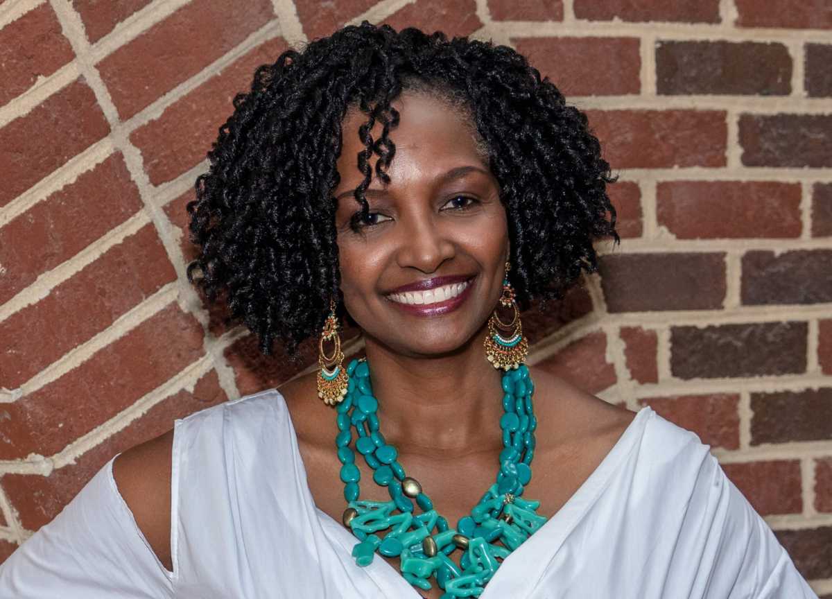 Guyanese-born fashion aficionado, Claire Taylor.  Charles D.High