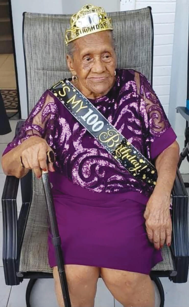 Germaine Stephens celebrates 100th birthday