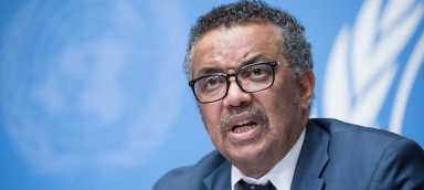 WHO chief Dr. Tedros Adhanom Ghebreyesus