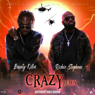 Richie Stephens-Bounty Killer Crazy Remix record label.