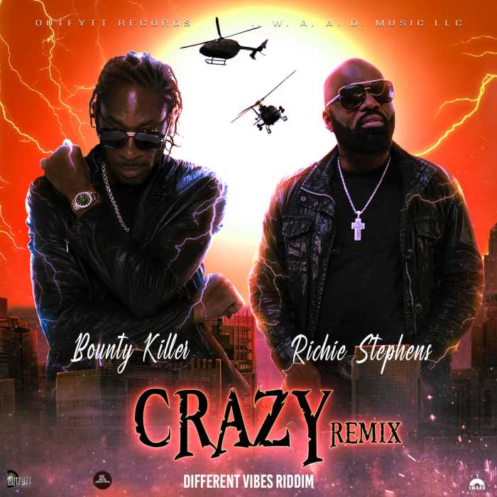 Richie Stephens-Bounty Killer Crazy Remix record label.