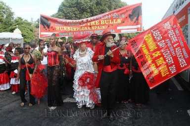 The J’ouvert Band Roy Pierre and Associates ‘Running of the Bullls’