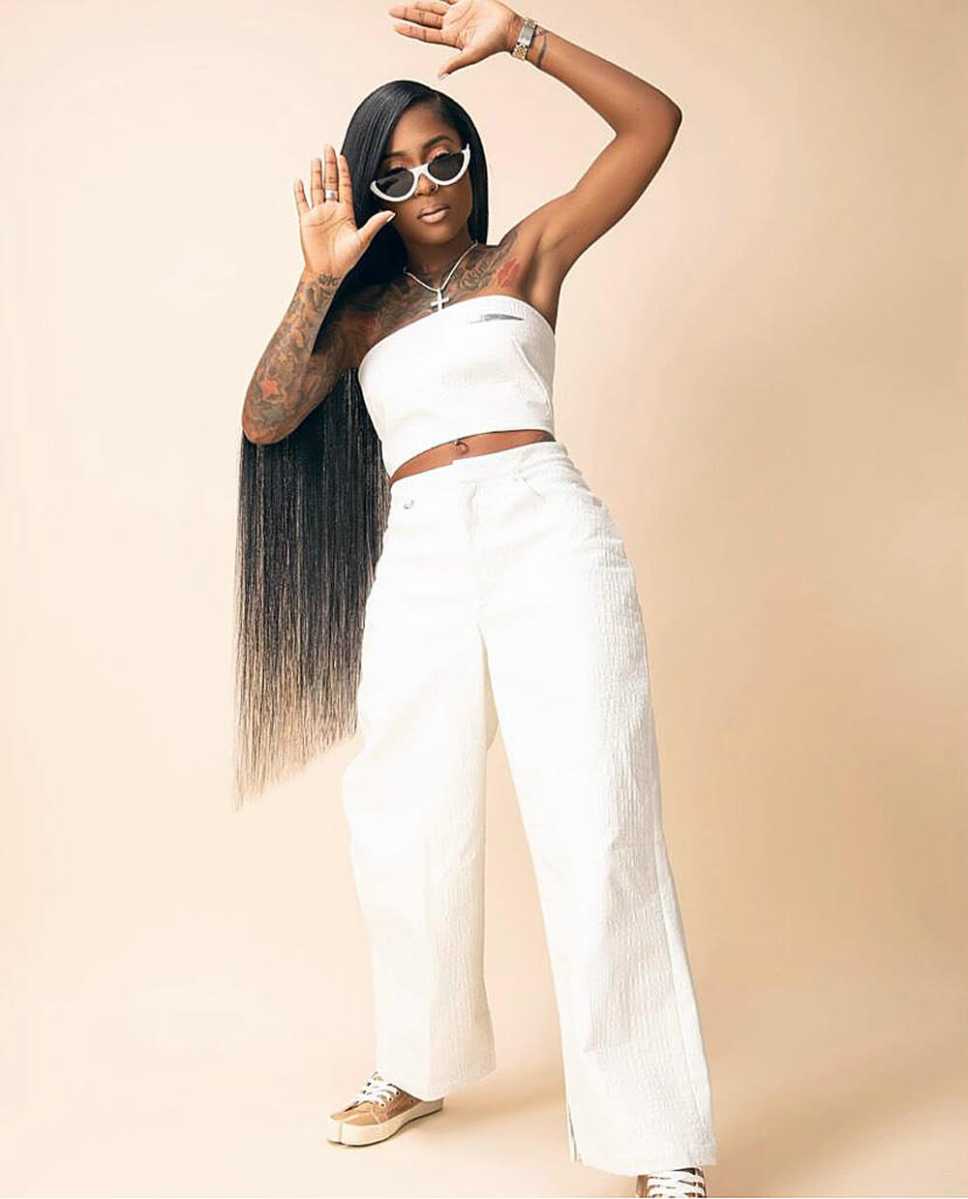 Jamaican-born, singer-songwriter Hoodcelebrityy.  James Roundtree