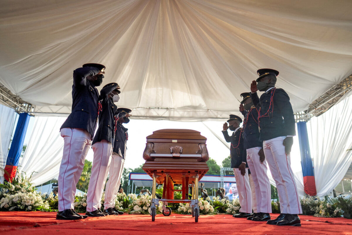 FILE PHOTO: Haiti holds funeral for assassinated President Jovenel Moise in Cap-Haitien