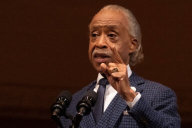 Rev. Al Sharpton speaks during the 30th Anniversary of National Action Network at Carnegie Hall in the Manhattan borough of New York City
