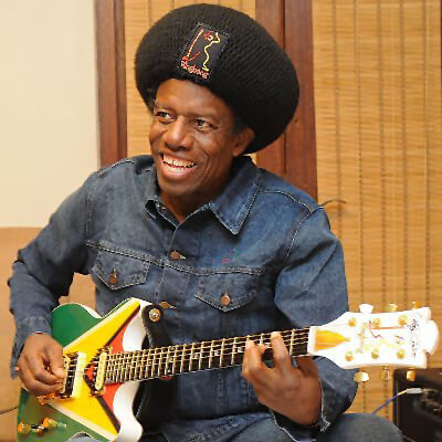 Guyanese international musician, Eddy Grant.  Eddy Grant