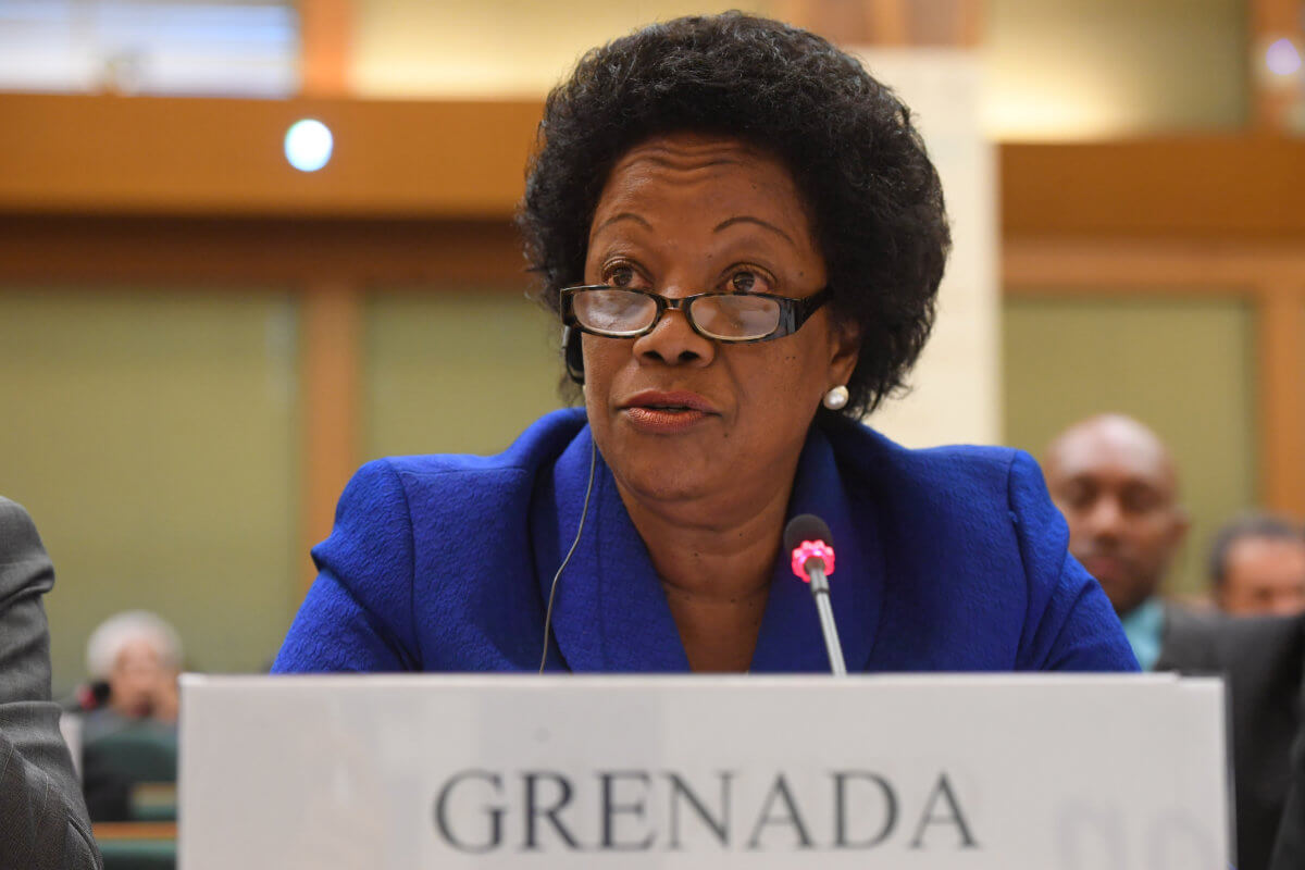 Grenada’s Minister for Culture, Yolande Bain-Horsford. ©FAO/Carlo Perla