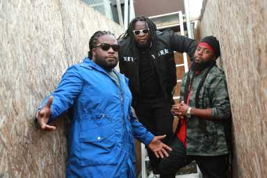 Morgan Heritage band comprises Roy "Gramps" Morgan, Peter "Peetah" Morgan and Memmalatel "Mr. Mojo" Morgan.