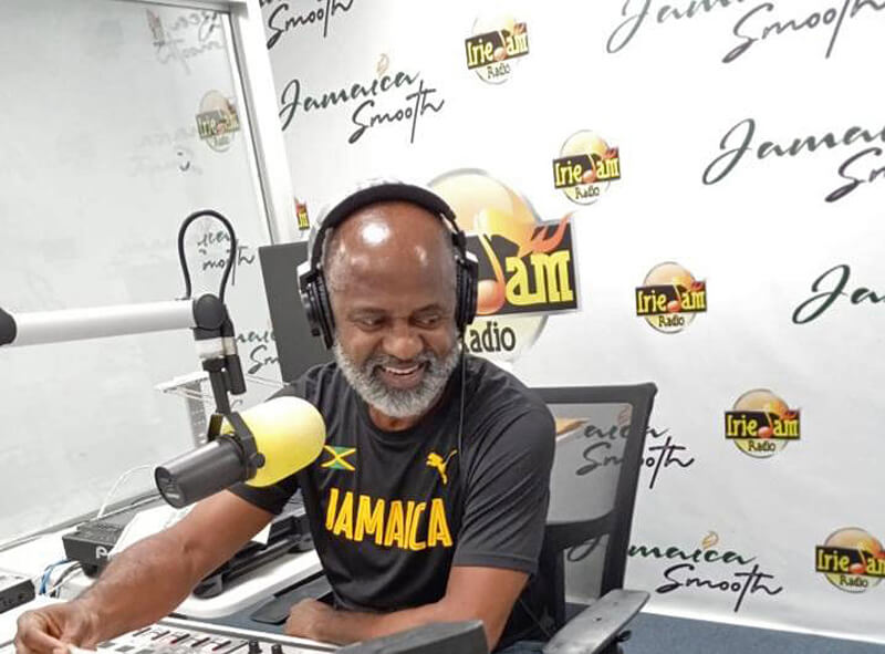 Jamaican Irwine Clare on IrieJam radio.  Irwine Clare Sr.