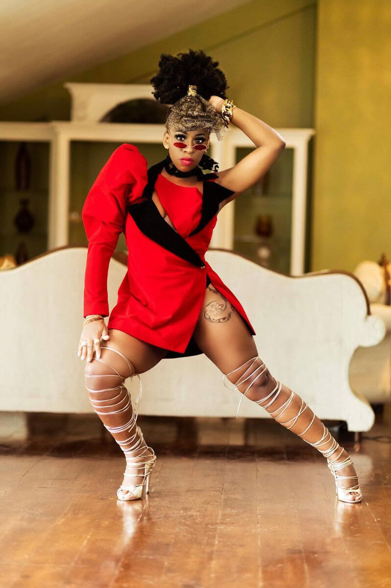 Trinidadian singer Melly Rose. Melvern Isaac