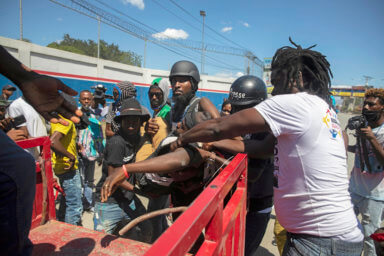 ADDITION Haiti Worker Protest