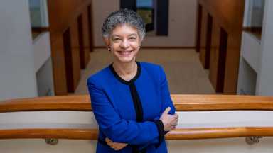 Dr. Susan M. Collins, Ph.D., poses in this undated handout picture