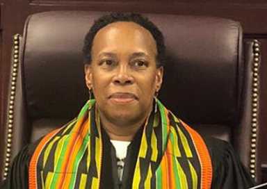 Trinidadia-born Justice Wavny Toussaint.  Justice Wavny Toussaint