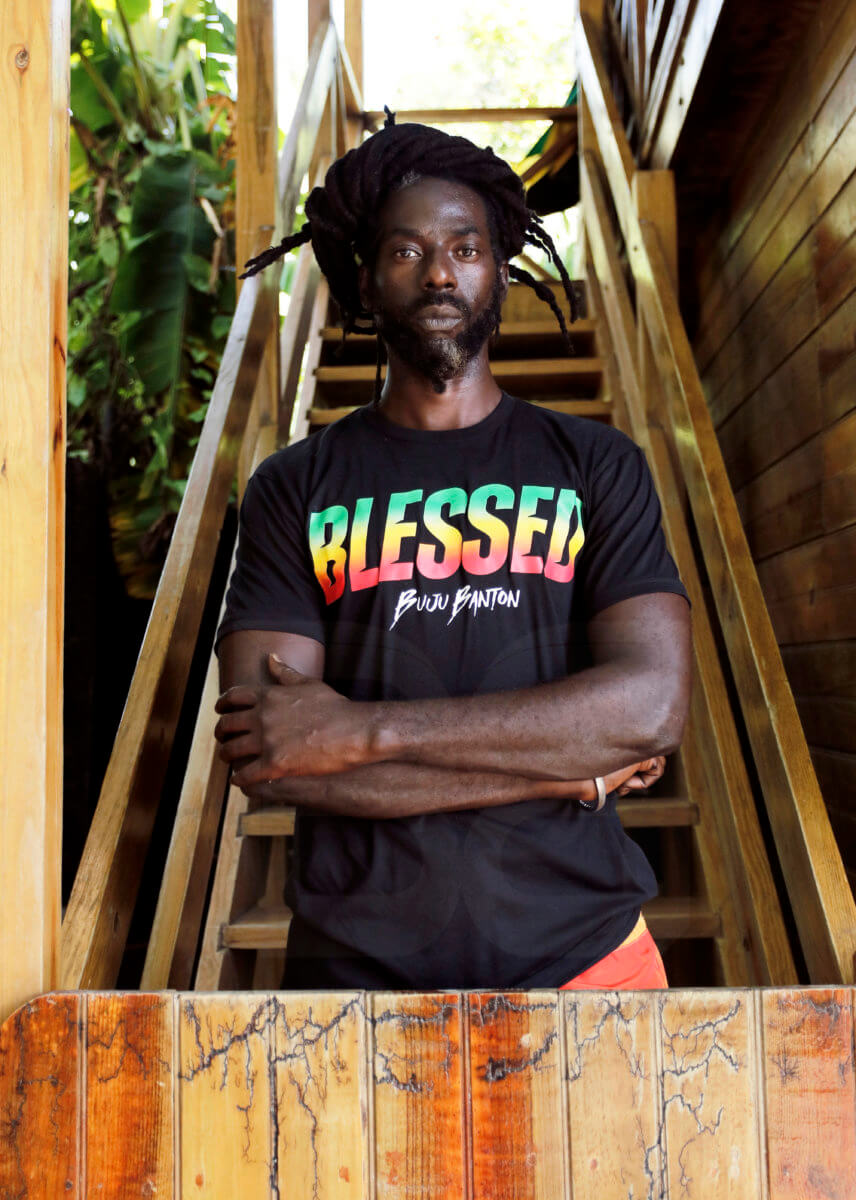 jamaican Dancehall singer and businesssman, Buju Banton.