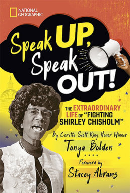 Book cover of “SpeakUp, Speak Out’ by Tonya Bolden.