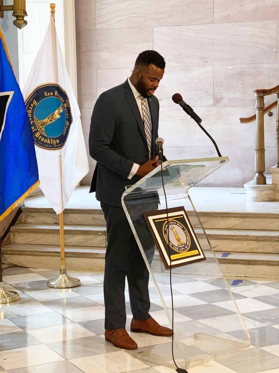 Newly-installed St. Lucia Consul General, Jeremiah Hyacinth.