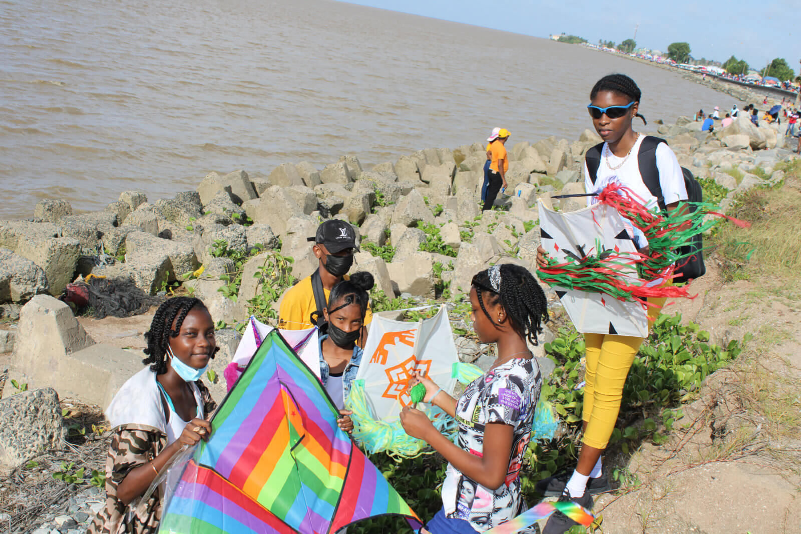 Colorful kites, signal return to normalcy at Guyana’s Easter