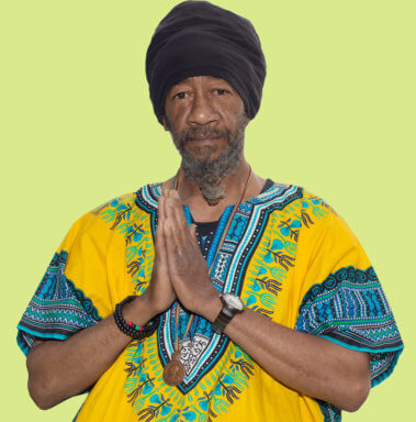 Rastafarian singer Scepta. Allyson Ione