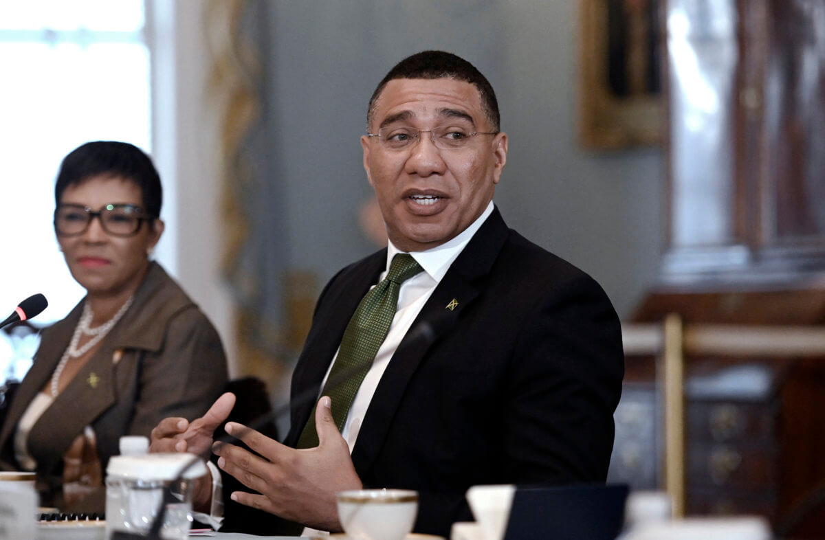 Jamaica's Prime Minister Andrew Holness