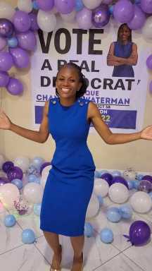 Community activist Monique Chandler-Waterman.  Team Monique