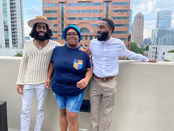 Ziha, Shema and Zakia Meghoo-Peddie.  Meghoo-Peddie family